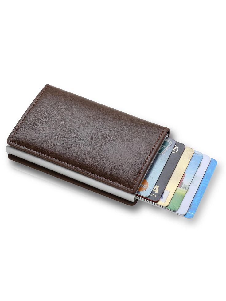 RFID Protected Leather Wallet (Coffee)
