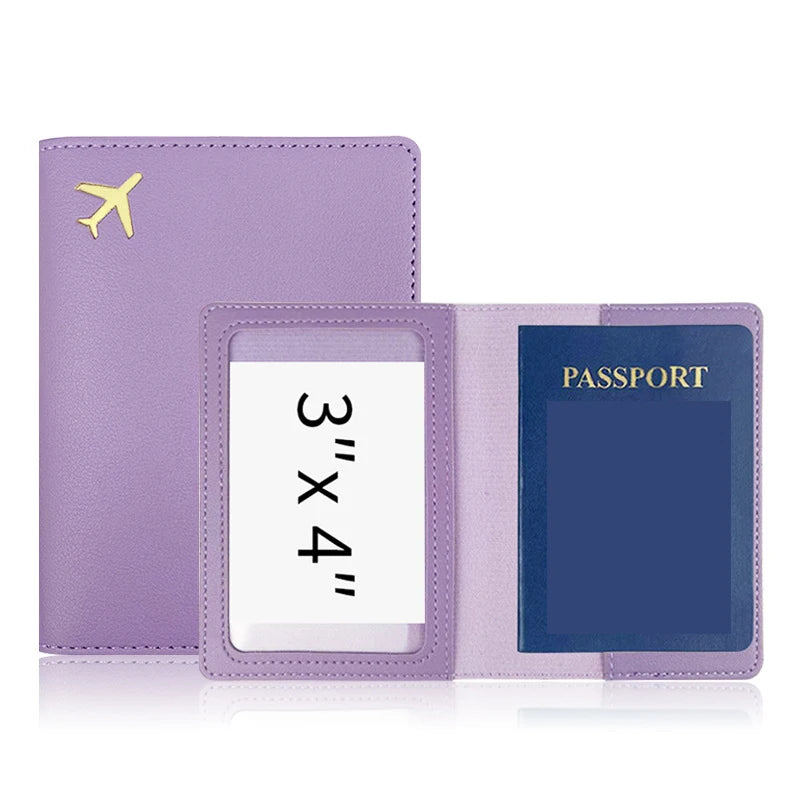 New fashion Passport Cover Leather Clip