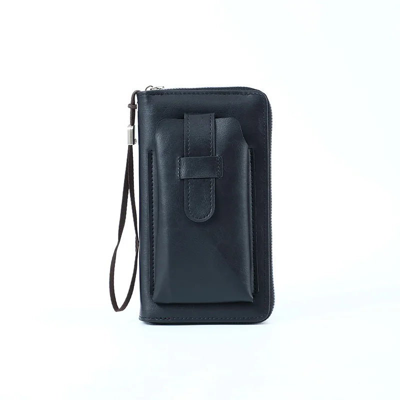 Zipper PU Leather Wallet